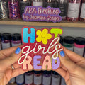 hot girls read pastel